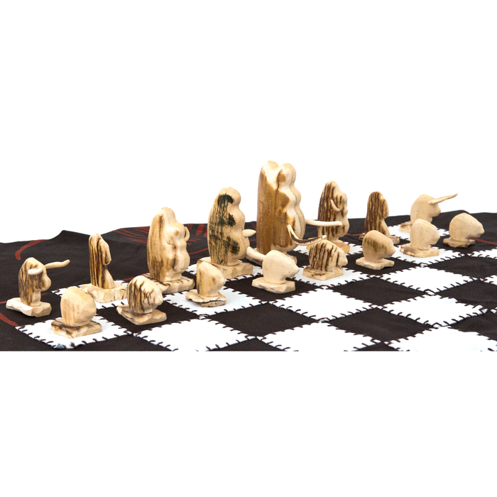 Chess from a mammoth tusk "Rock art"